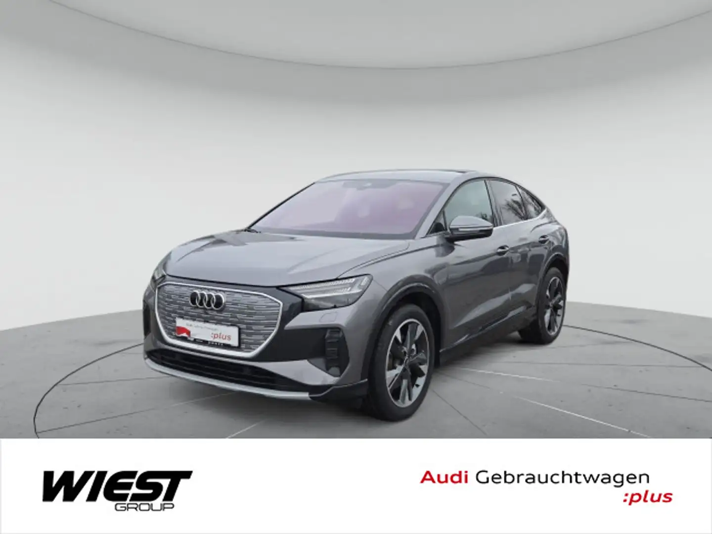 Audi Q4 e-tron 45 quattro, WÄRMEPUMPE/360°K Grau - 1