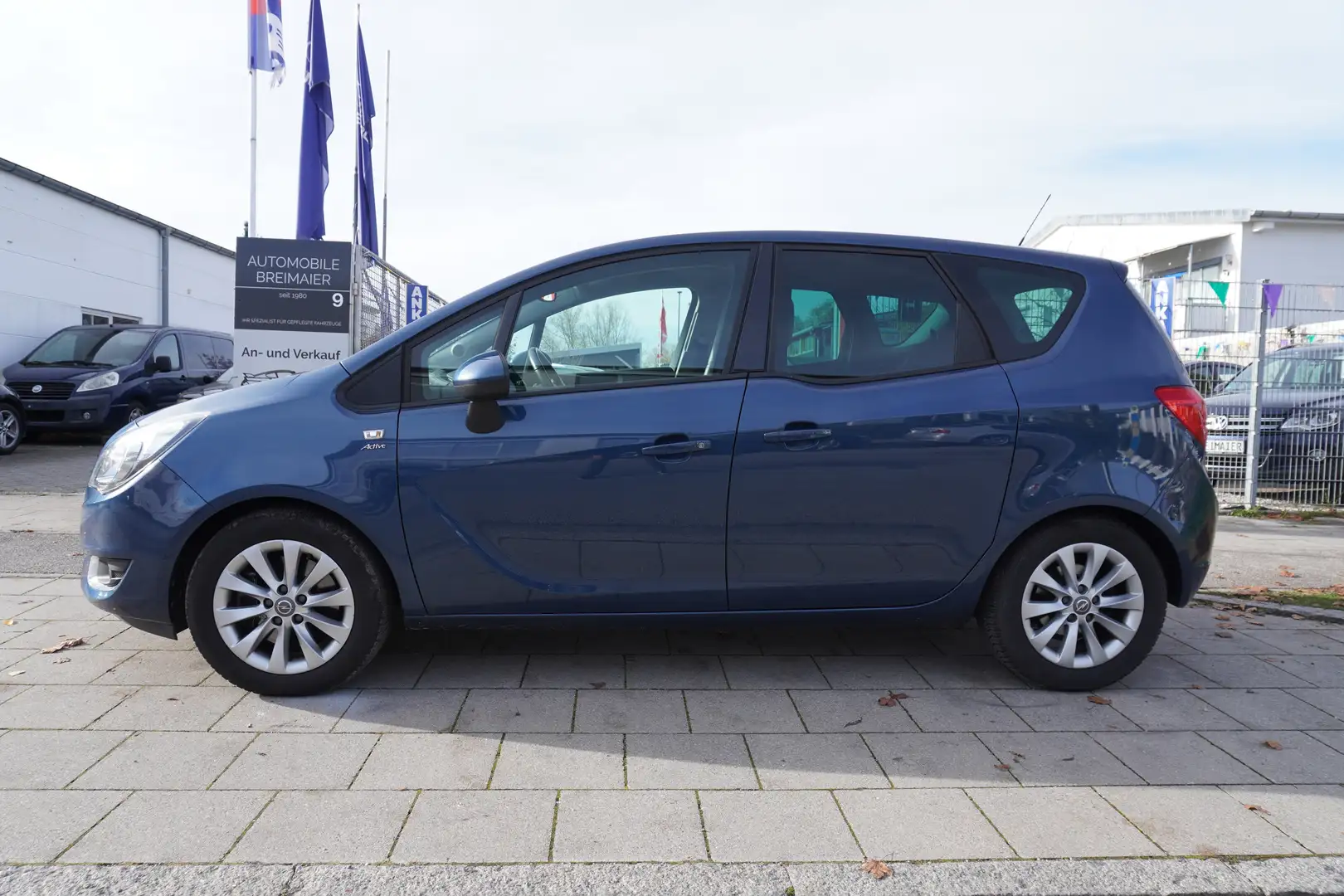 Opel Meriva ACTIVE*1.HAND*TÜV NEU*AHK*EURO 6*140 PS*SHZG* Blau - 2