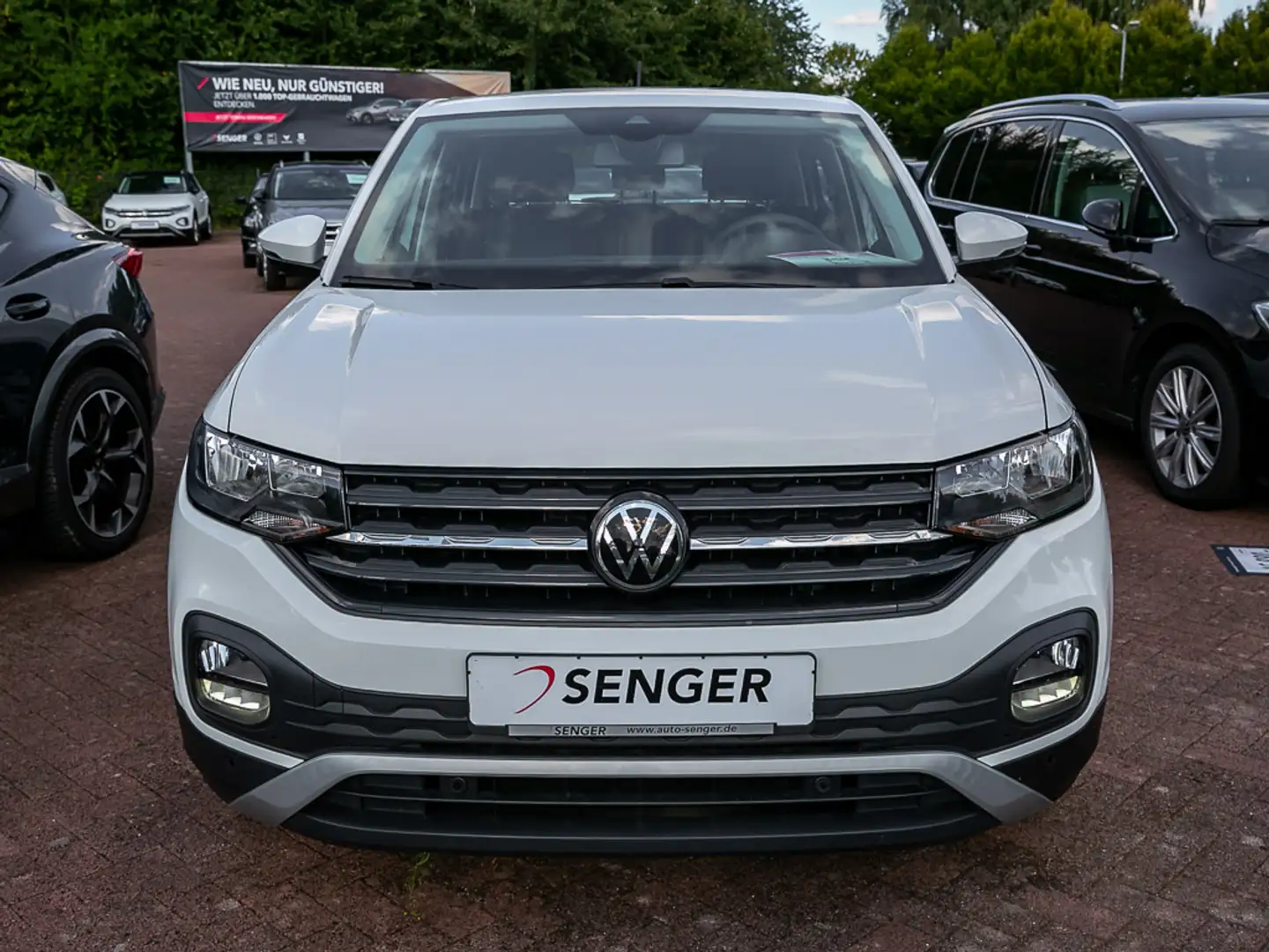 Volkswagen T-Cross 1.0 TSI Klima PDC App-Connect Weiß - 2
