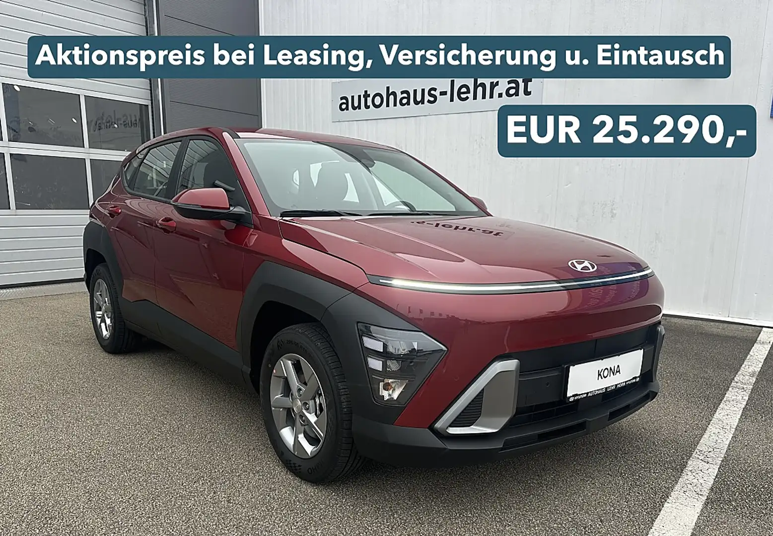 Hyundai KONA Kona 1,6 GDI HEV Smart Line DCT / 25.290,- bei ... Rot - 1