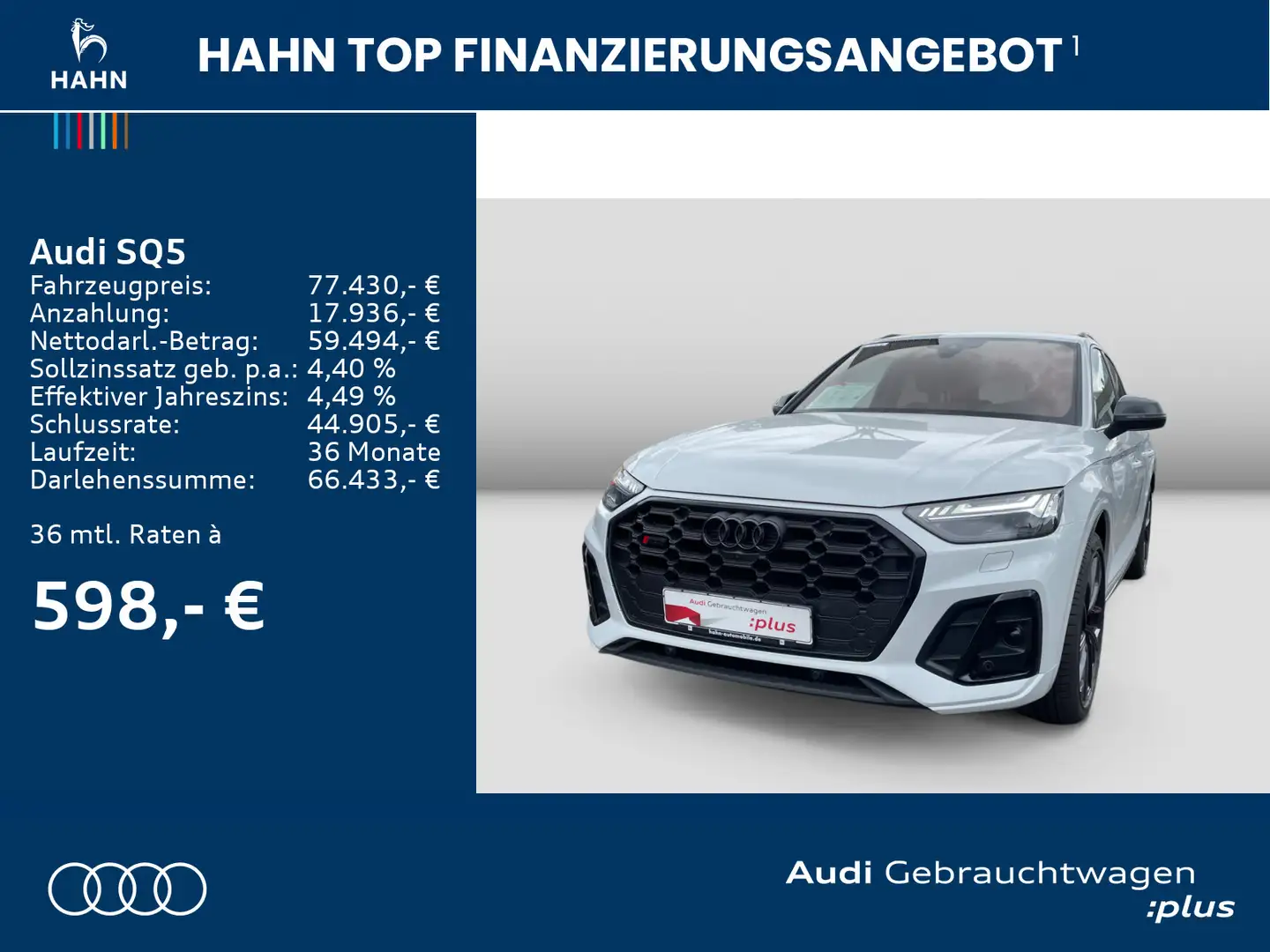 Audi SQ5 3.0TDI MATRIX NAVI STANDHZG AHK LUFT HUD CAM Weiß - 2