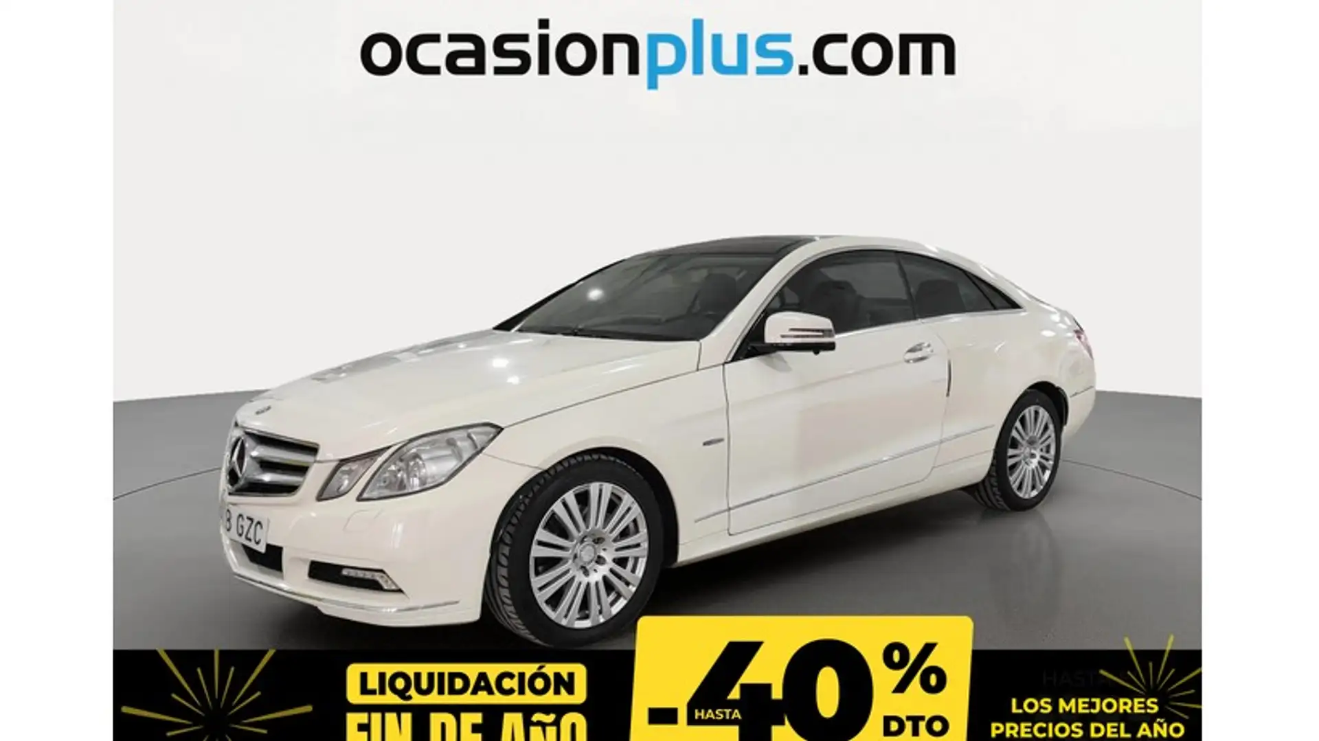 Mercedes-Benz E 220 Coupé 220CDI BE Blanc - 1