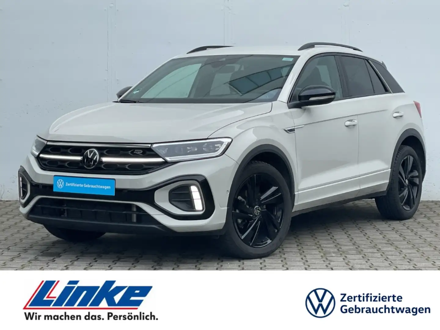 Volkswagen T-Roc 1.5 TSI DSG R-Line Black Style AHK/Kamera ACC/IQ.L Grau - 1