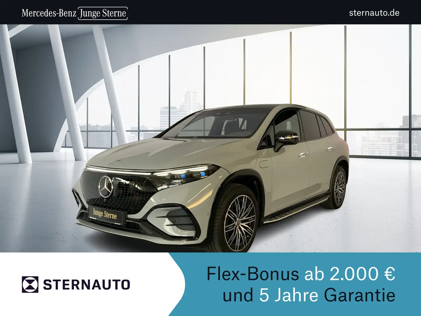Mercedes-Benz EQS SUV EQS 580 4M SUV AMG Premium+ Hyperscreen AHK 360 Grau - 1