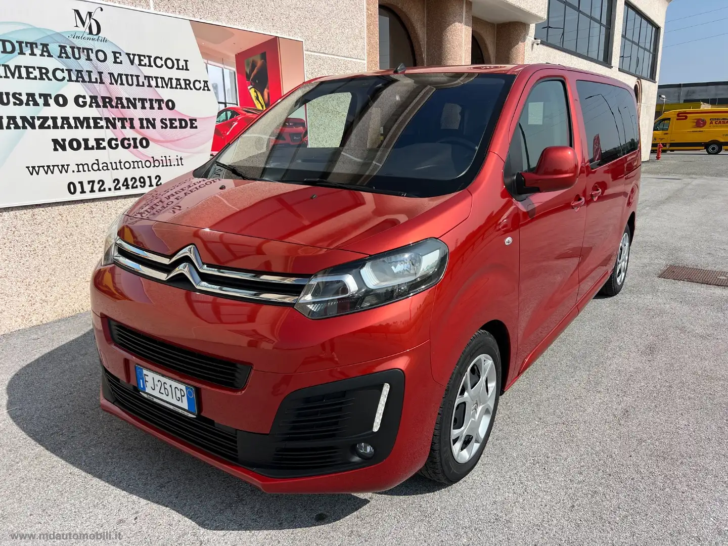 Citroen Spacetourer BlueHDi 180 S&S EAT6 M Shine 8 POSTI AUTOMATICO GA Arancione - 1