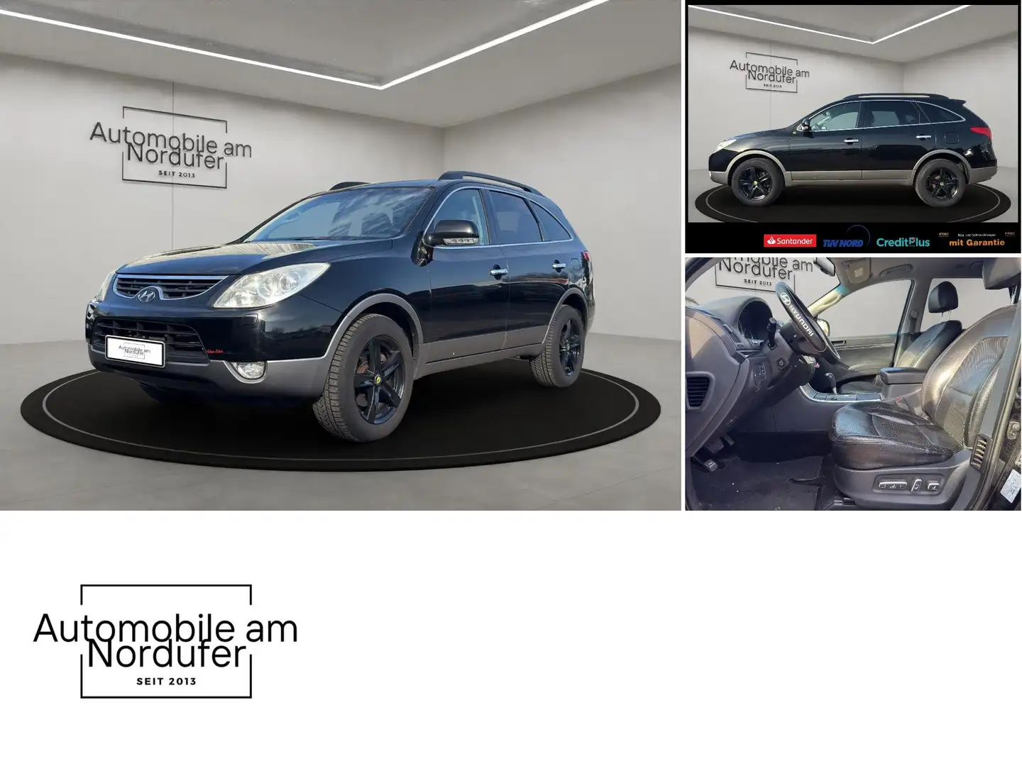 Hyundai iX55 3.0 V6 CRDi 4WD Premium Aut-7Sitzer-AHK-Kamera Negro - 2