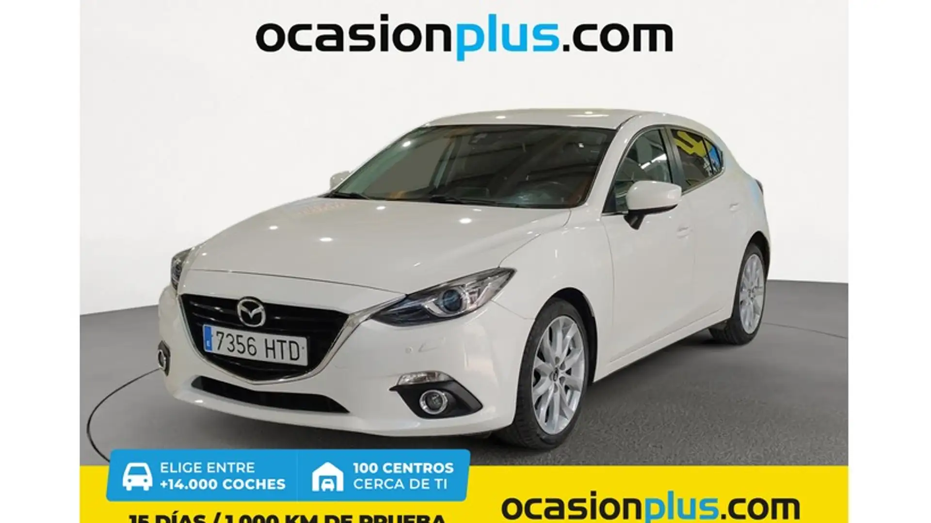 Mazda 3 2.0 Luxury Aut. 120 Weiß - 1