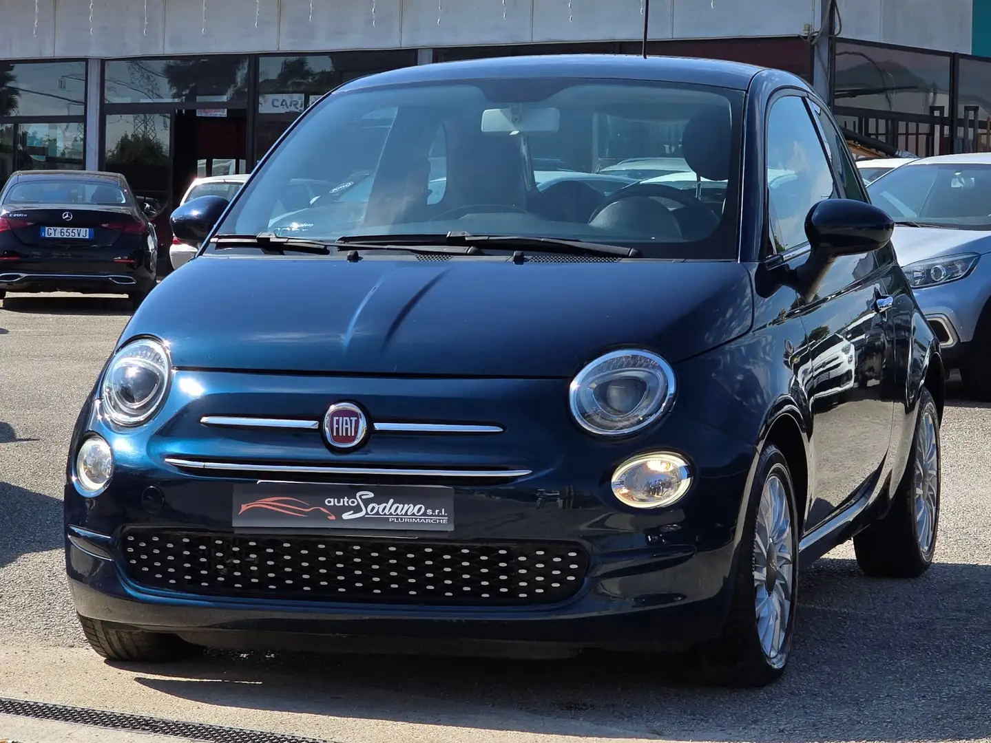 Fiat 500 500 1.3 mjt Lounge 95cv Blauw - 1