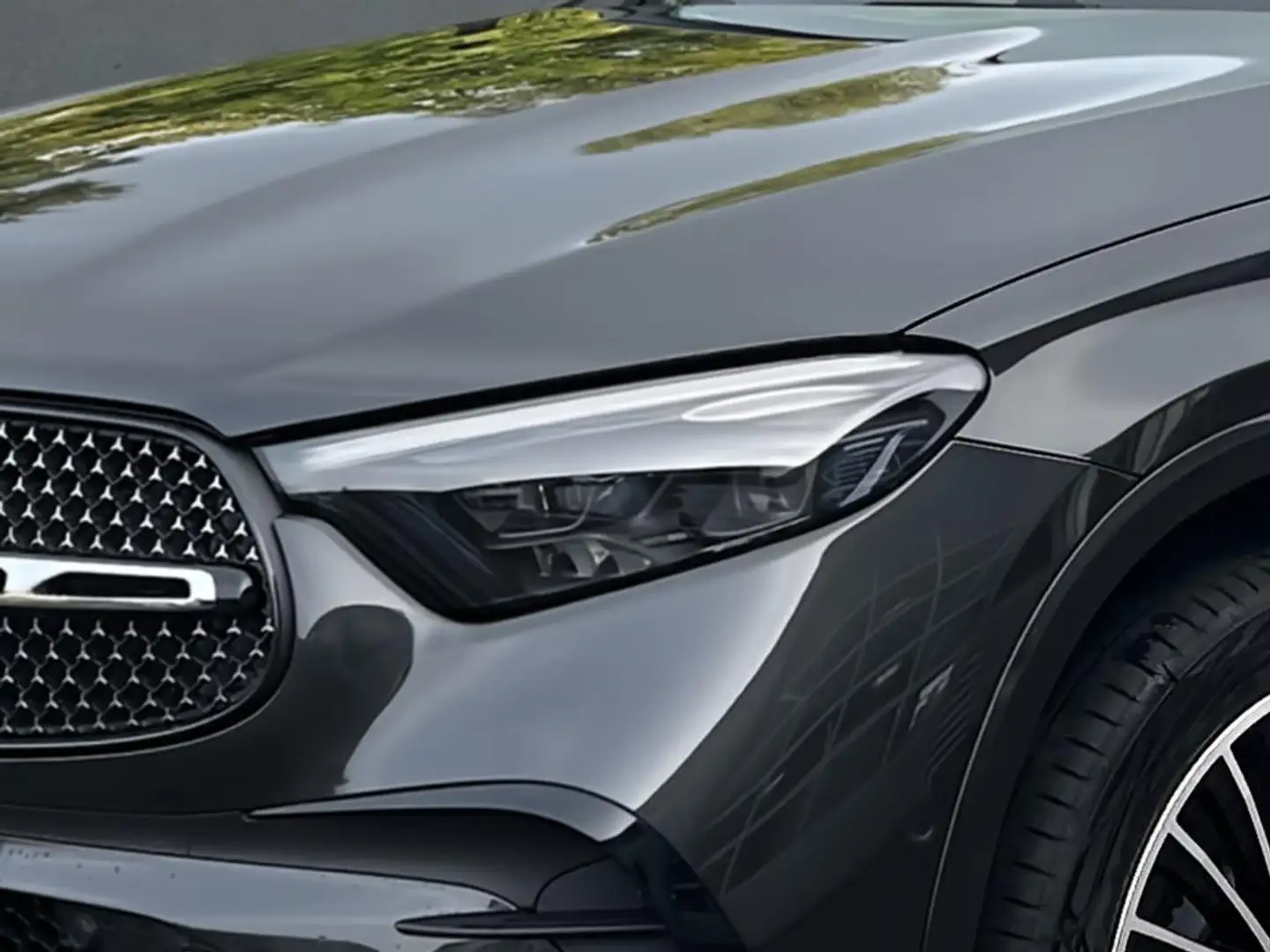 Mercedes-Benz GLC 300 de 4MATIC mit EQ Hybrid Technologie +AMG Gris - 2