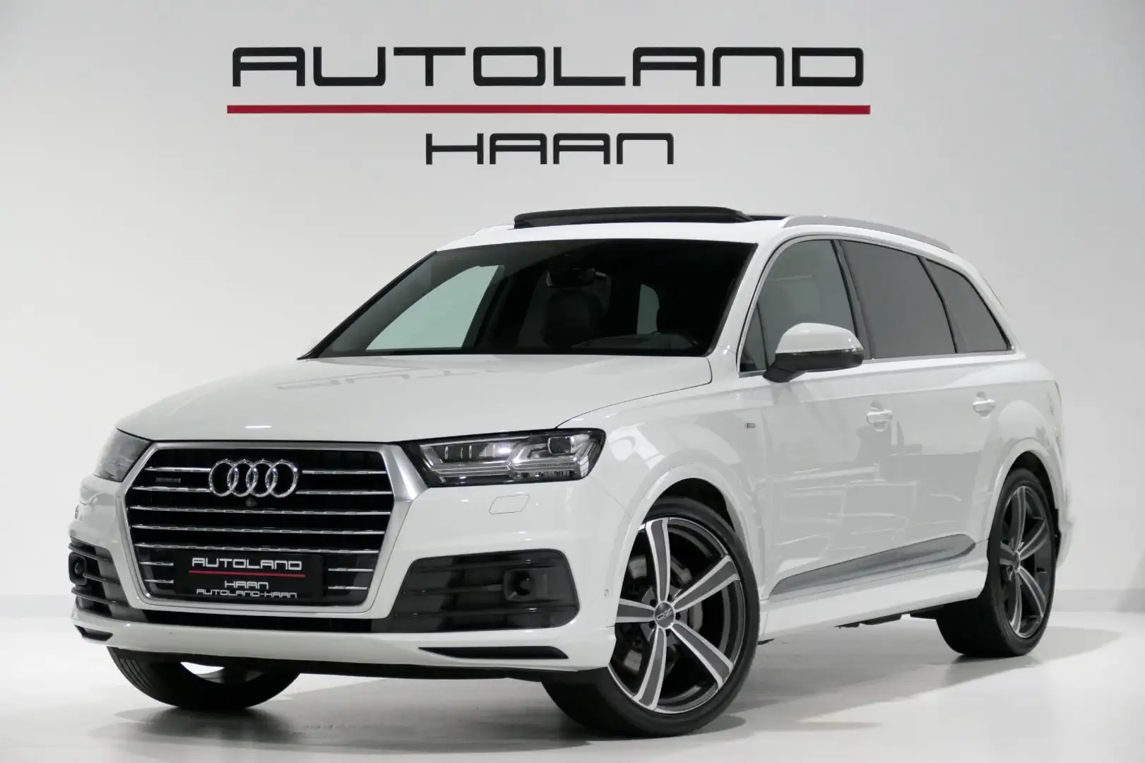 Audi Q7 3.0 TDI 2x S-Line *7Sitzer*Pano*Luft*ACC*360* Blanc - 1