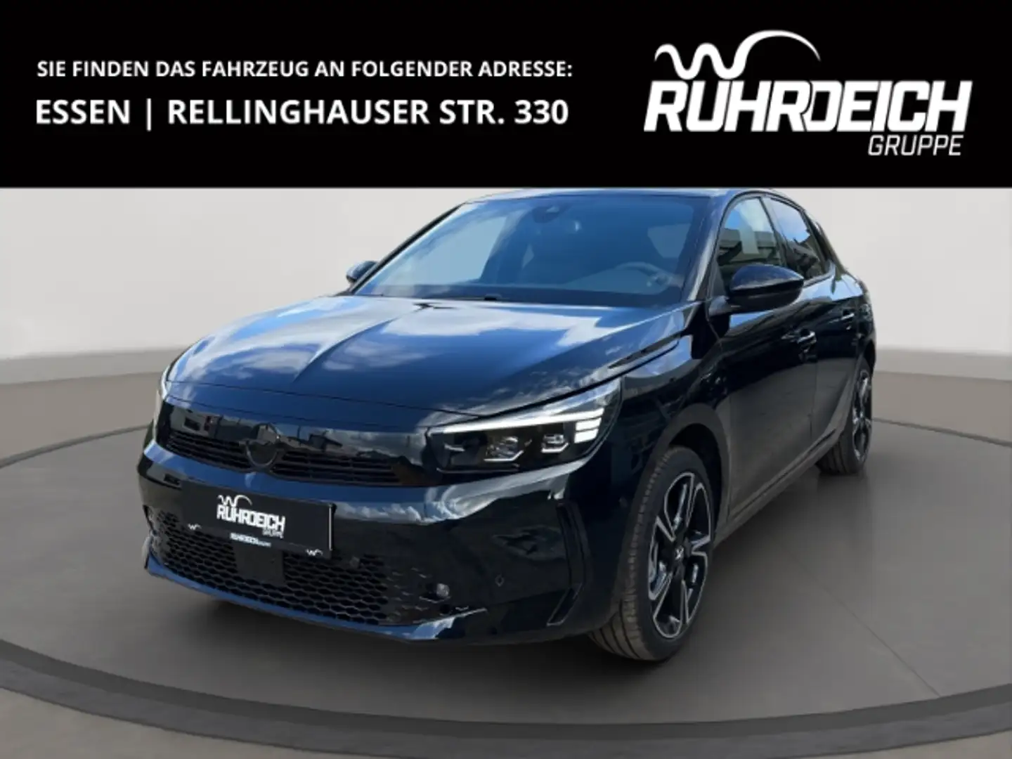 Opel Corsa F GS 1.2 Turbo MHEV NAVI SHZ LHZ KURVENLICHT CARPL Negro - 1