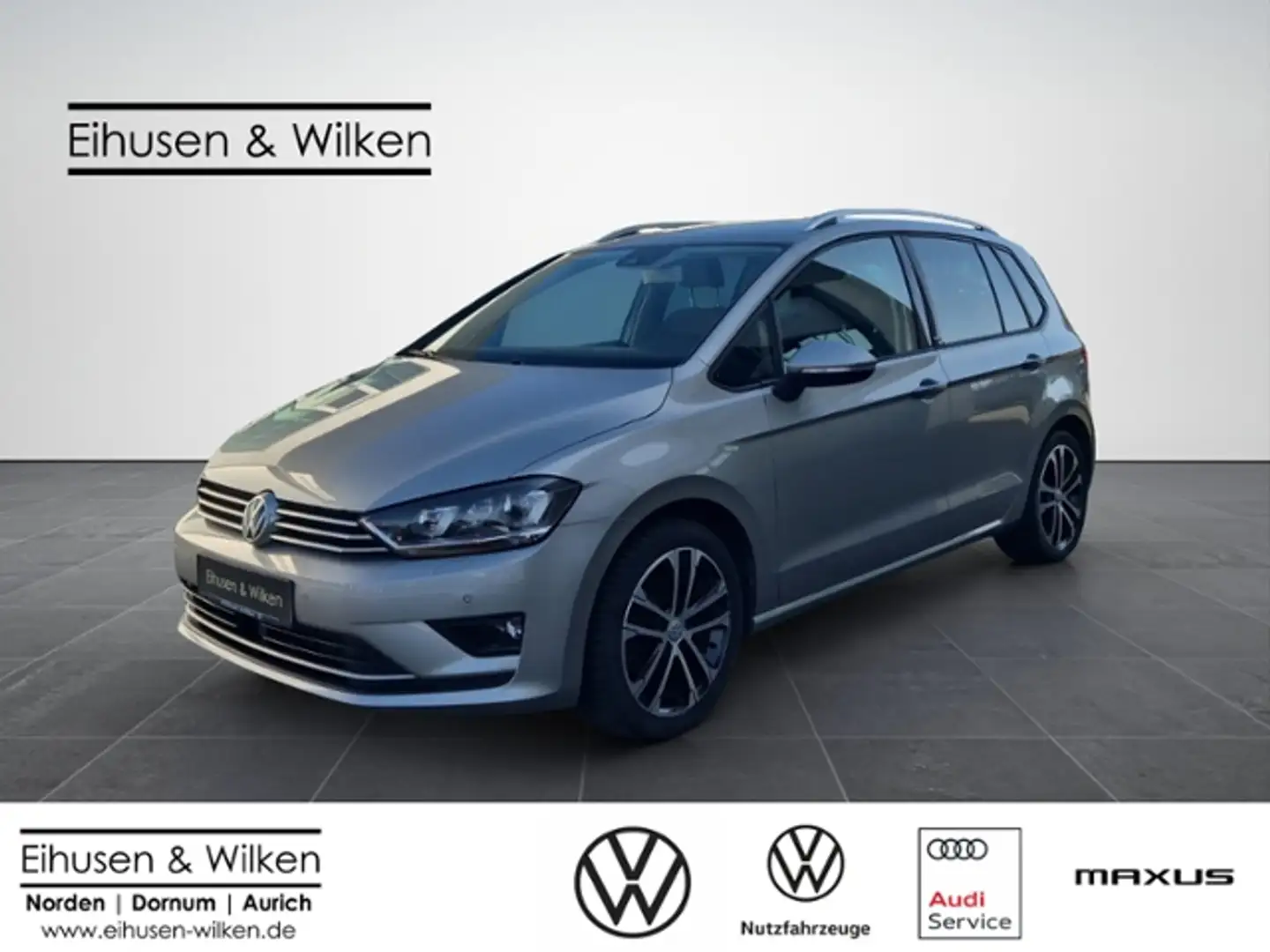 Volkswagen Golf Sportsvan 1.4+TSI+DSG+BI-XENON+ALLSTAR+NAVI+ Zilver - 1