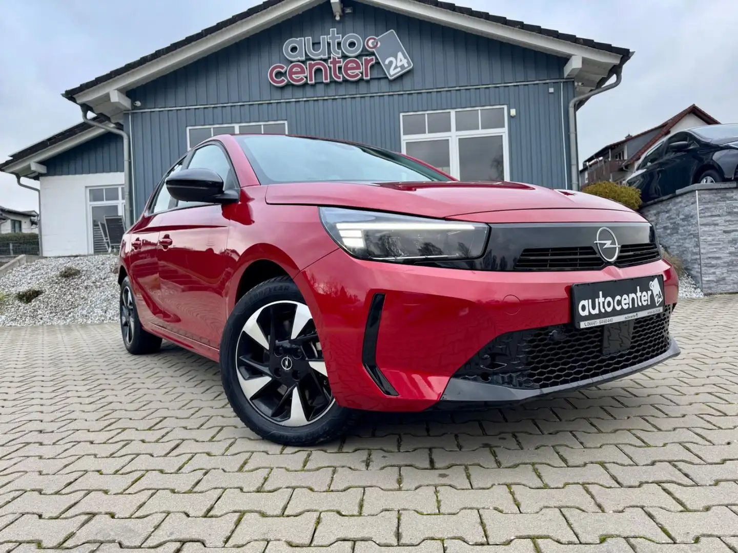 Opel Corsa F elektro°Facelift°SOH 99,9%°50kWh°1.Hand° Rot - 1