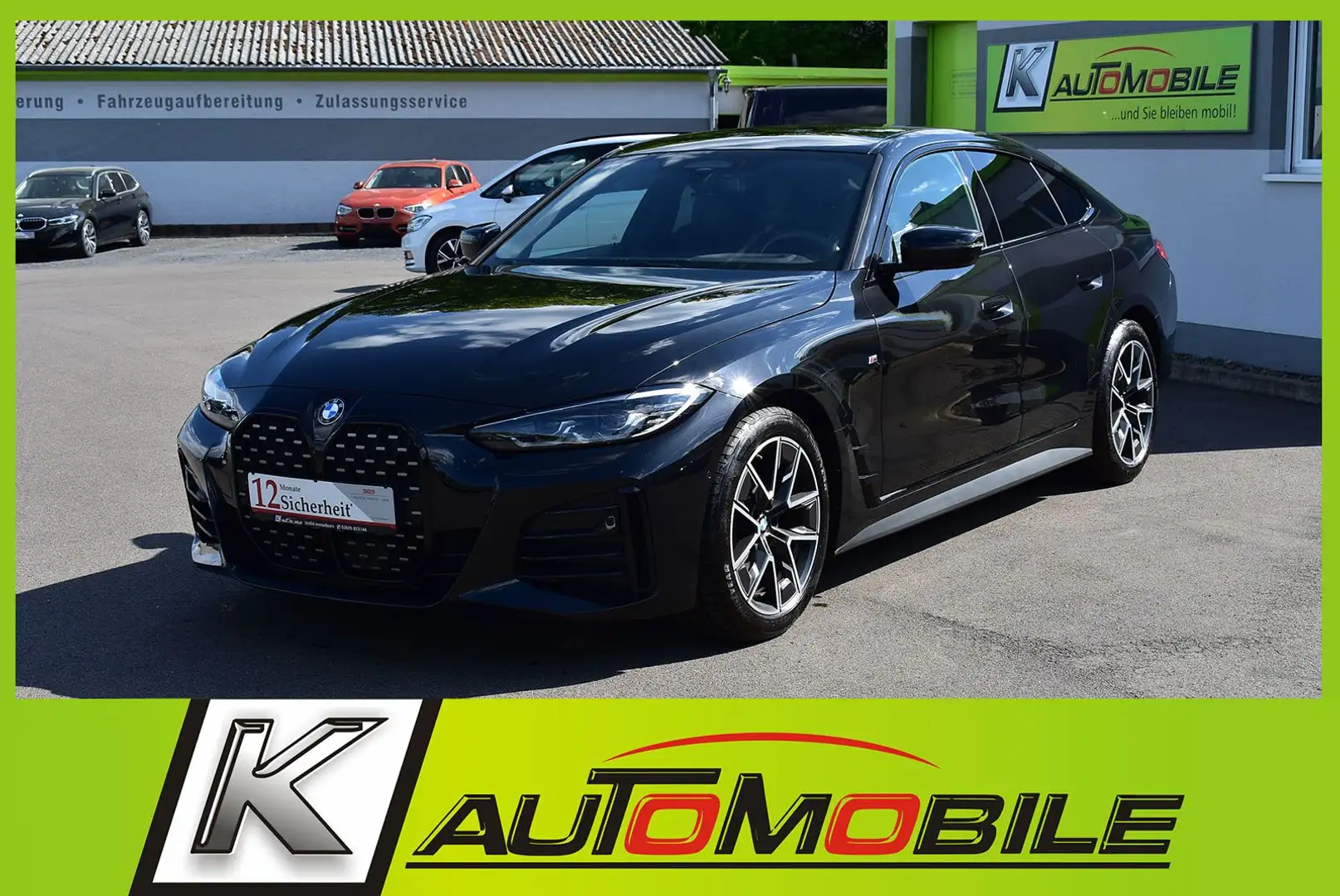 BMW 420 420 d Gran Coupé xDrive M Sport STHZ+Head-Up+ACC Noir - 1