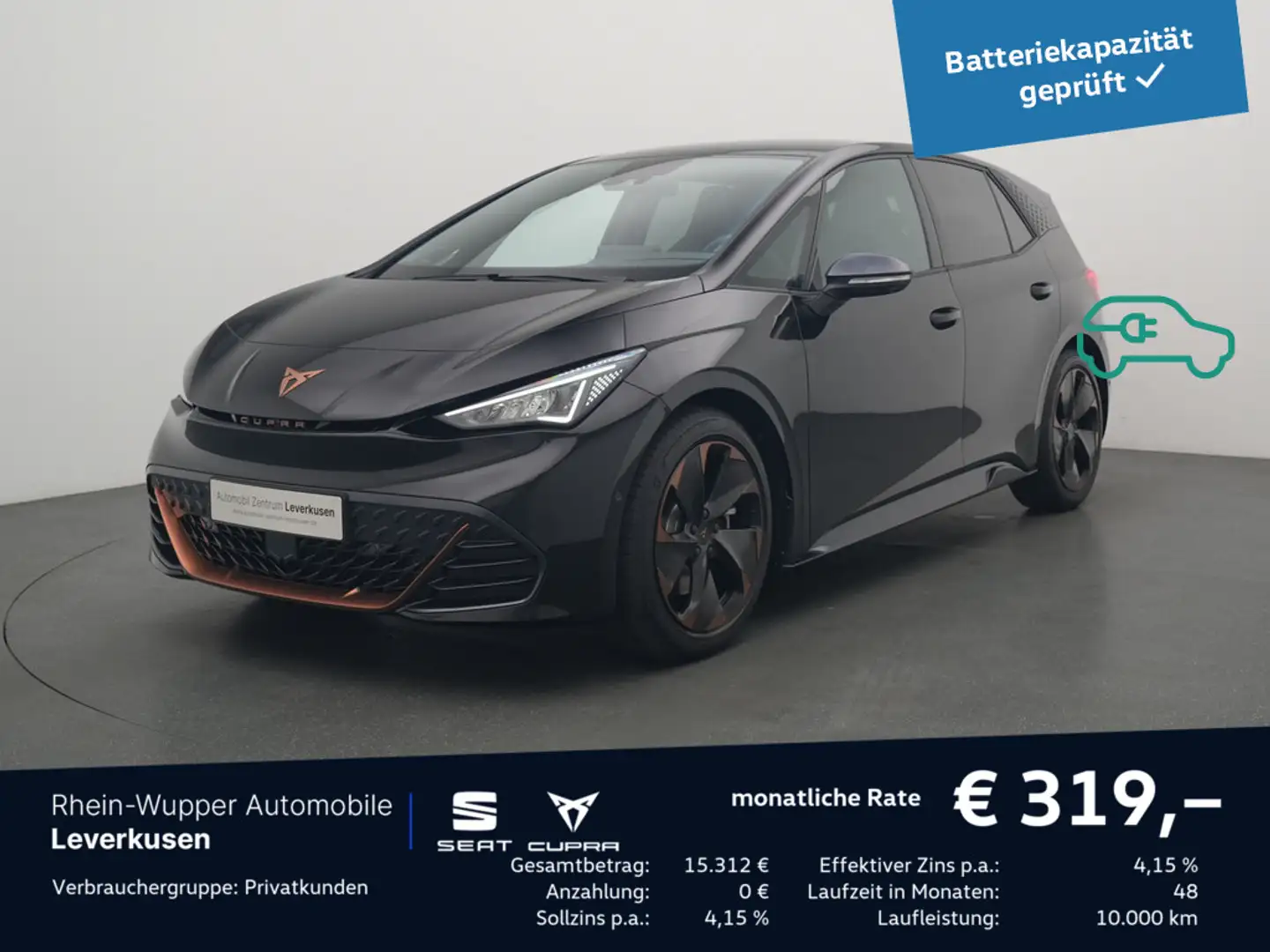 CUPRA Born Edition Dynamic HUD AKTIVSITZE LED 360° Nero - 1
