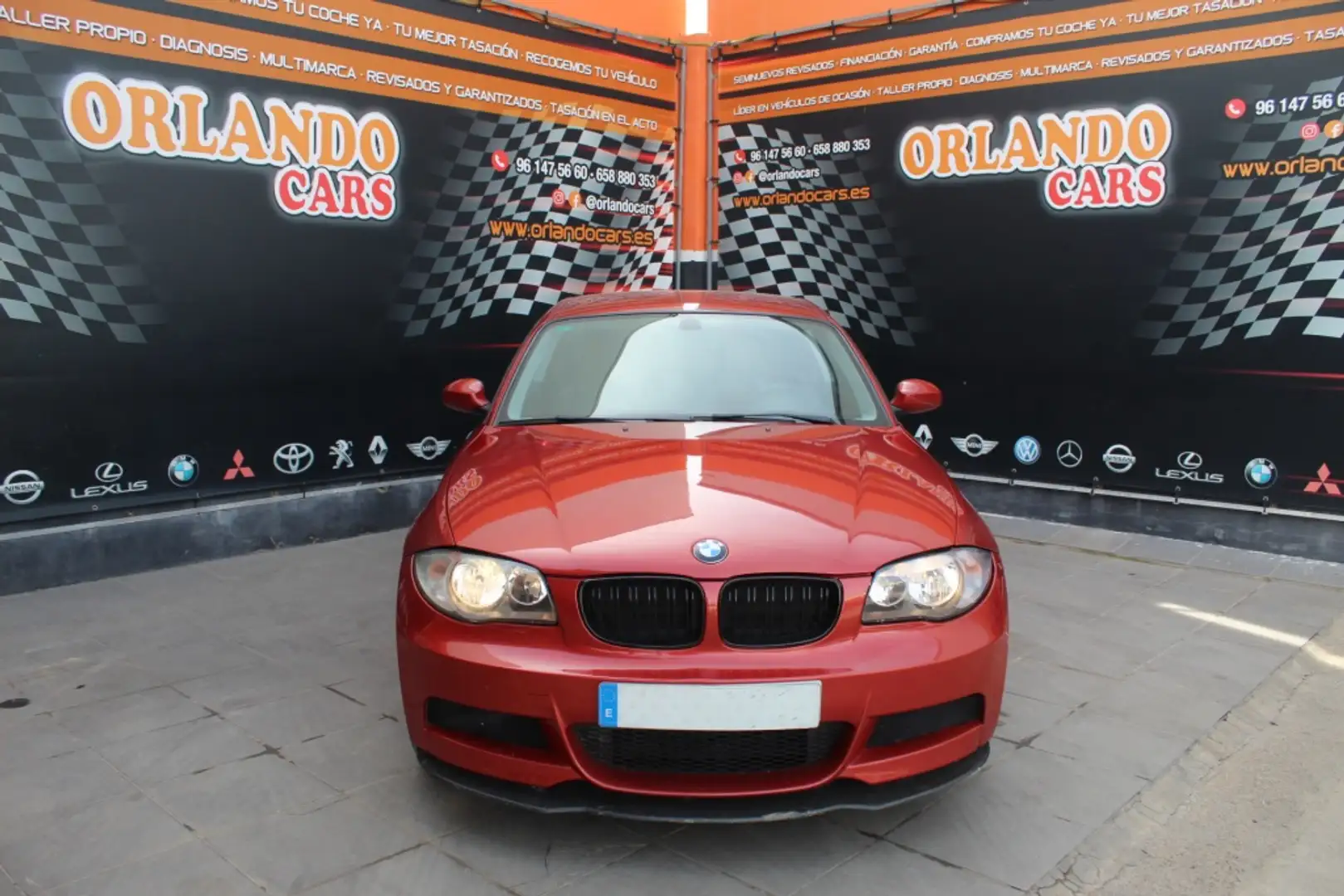 BMW 120 120d Coupé Rojo - 2