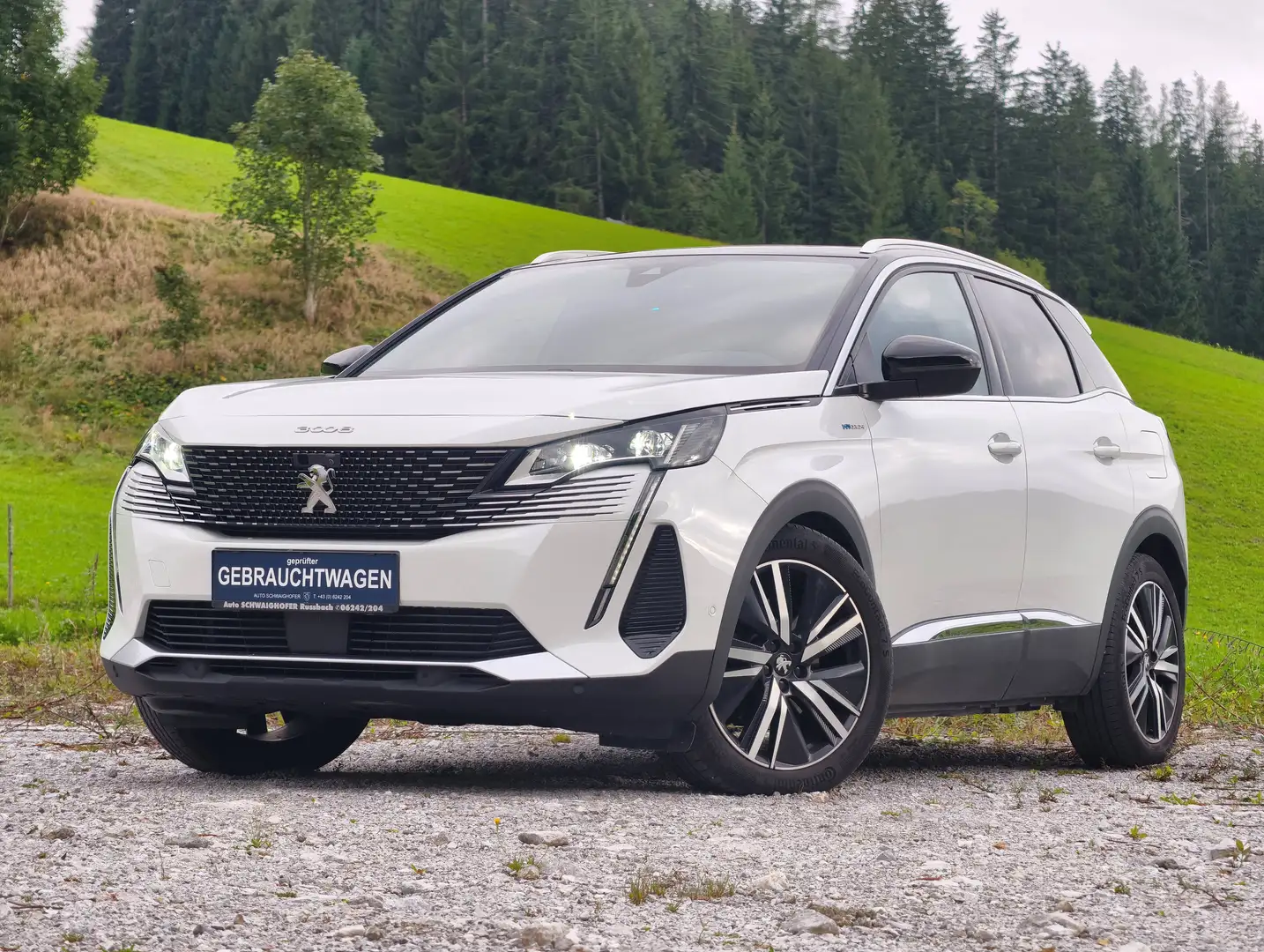 Peugeot 3008 Hybrid4 300 GT Plug in Hybrid Weiß - 1