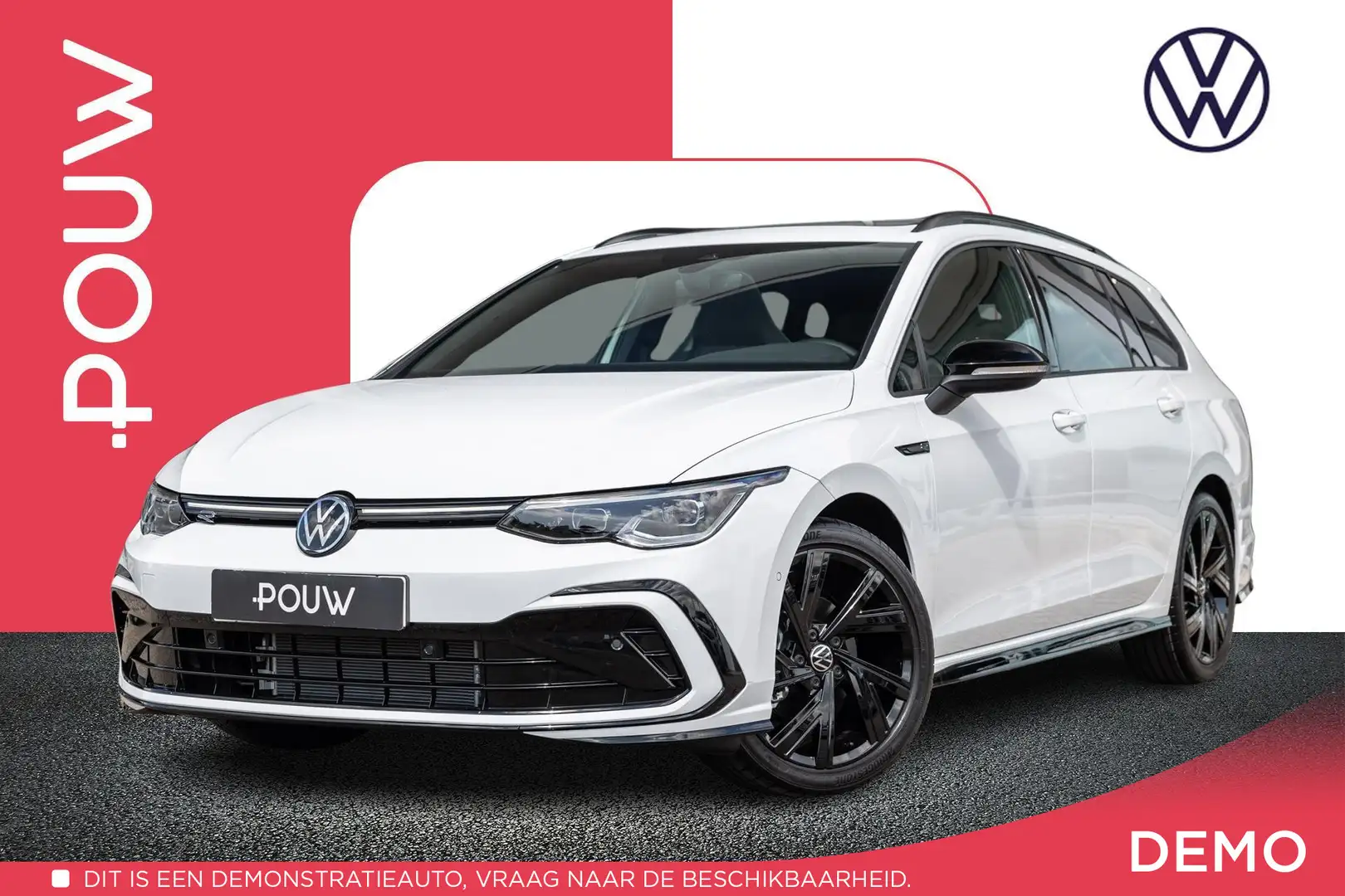 Volkswagen Golf Variant 1.5 eTSI 150pk DSG R-Line Business | Panoramadak | Wit - 1