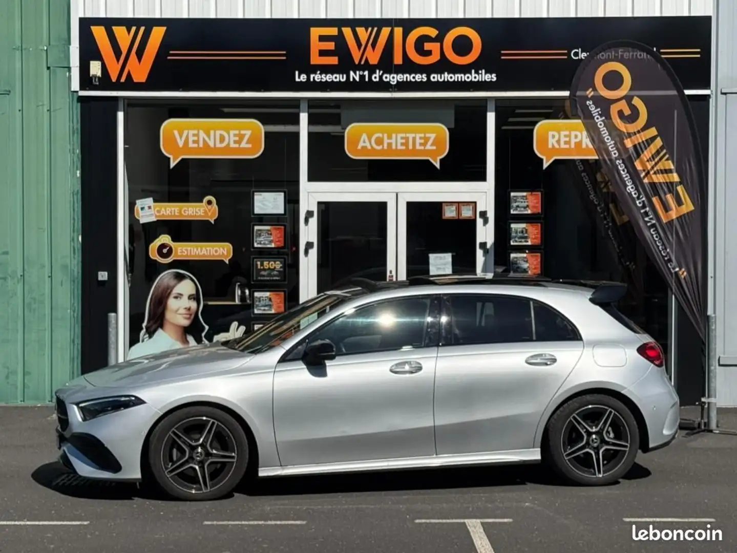 Mercedes-Benz A 180 Mercedes 180 d 116ch AMG Line 8G-DCT GARANTIE CONS Gris - 1