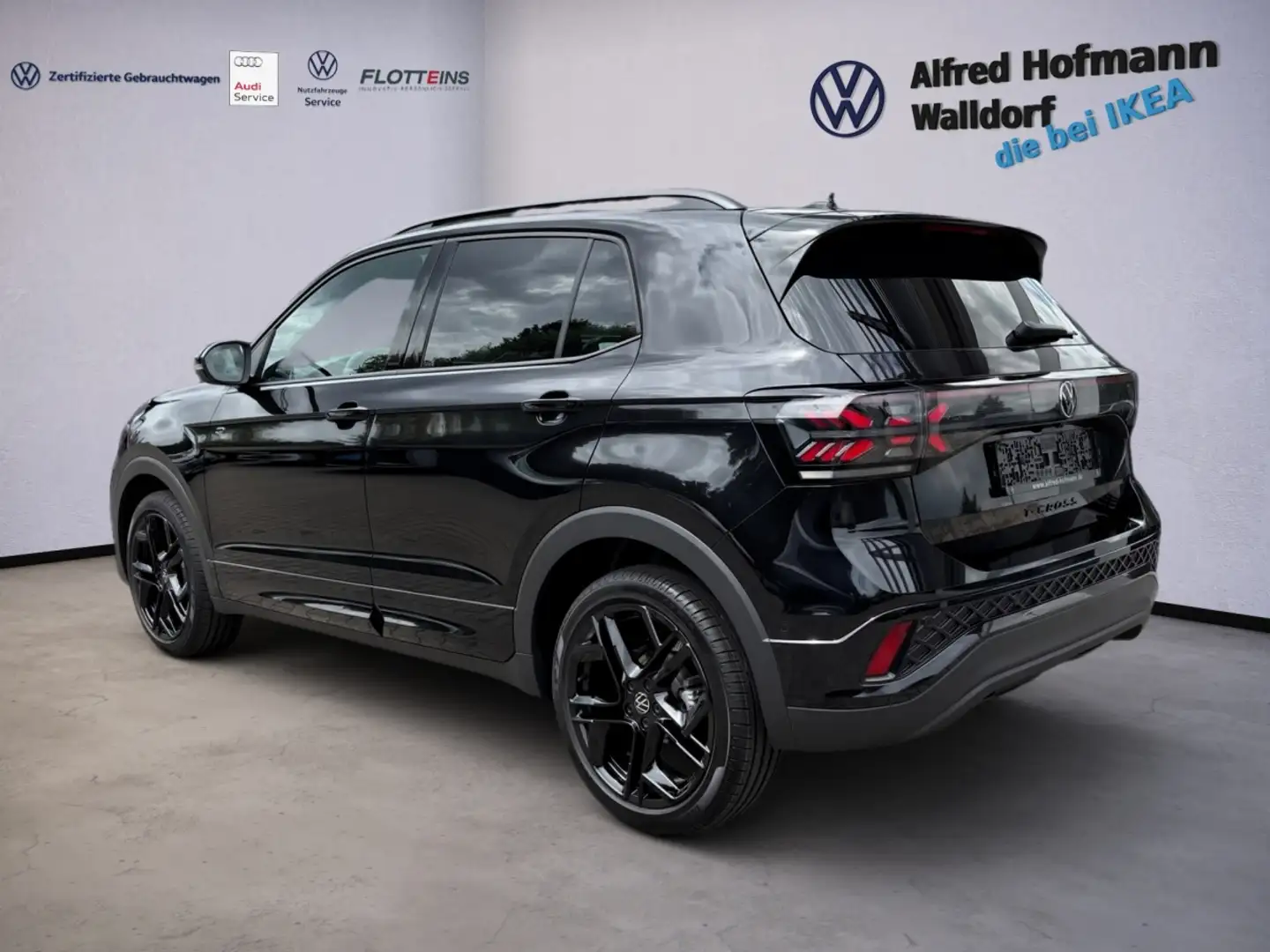 Volkswagen T-Cross R-Line 1.5 l TSI ACT OPF DSG Schwarz - 2