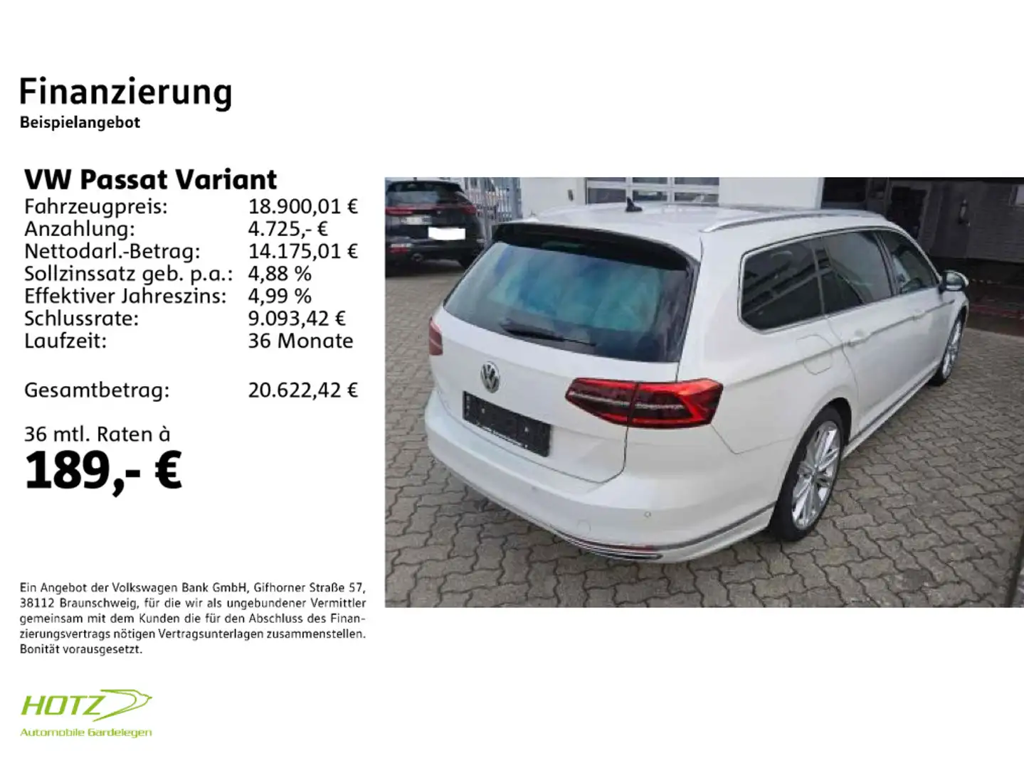 Volkswagen Passat Variant 2.0 TDI 4Motion DSG Highline Blanc - 2