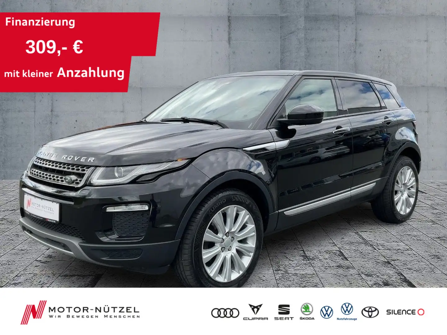 Land Rover Range Rover Evoque 2.0 Si4 BI-XEN+PANO+NAV+2xSHZ Schwarz - 1
