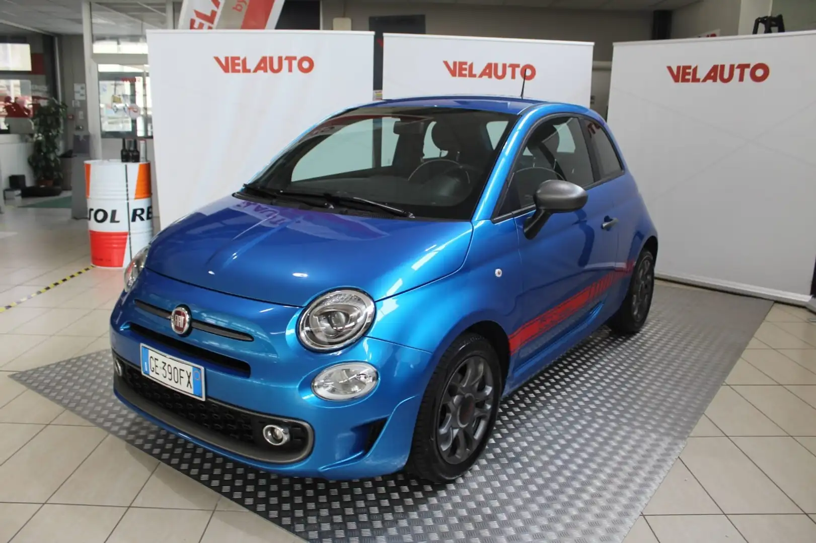 Fiat 500 1.0 Hybrid Sport Blu/Azzurro - 1