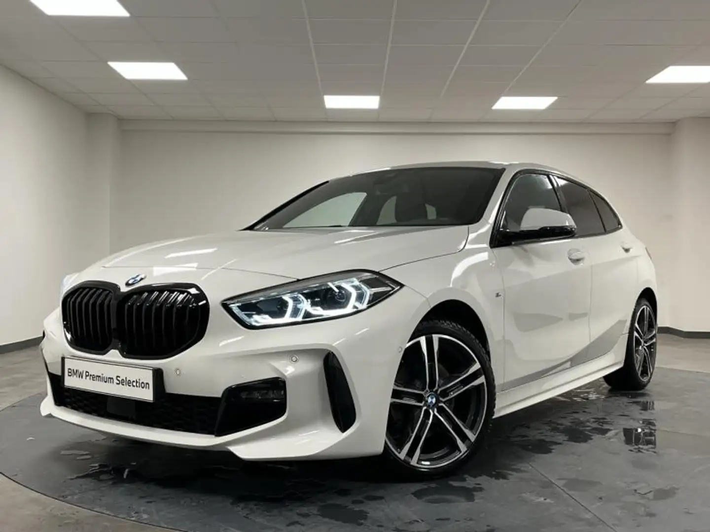 BMW 118 118dA 150ch M Sport Blanc - 1
