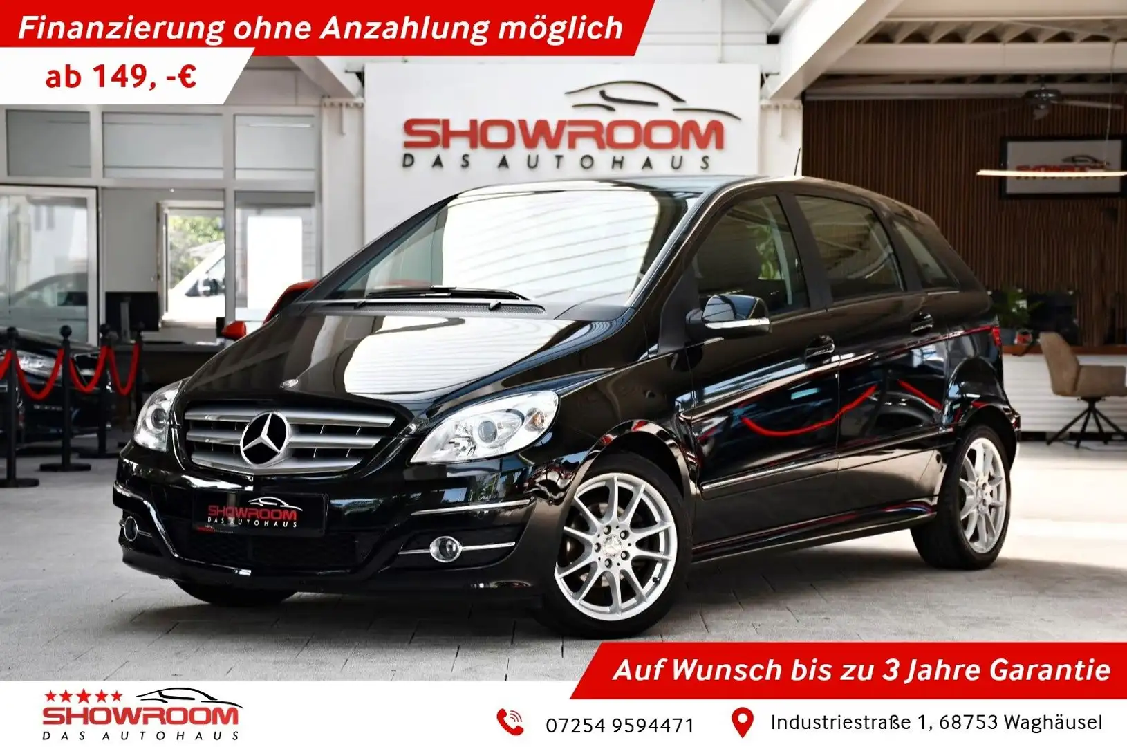 Mercedes-Benz B 180 B180 Facelift Automatik Sport-Paket PDC v&H Shz Noir - 1