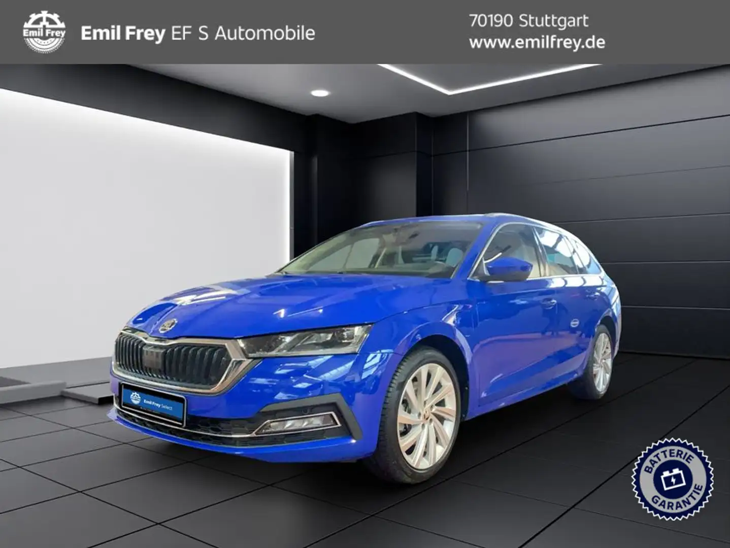 Skoda Octavia Combi 1.4 TSI iV DSG Style Bleu - 1