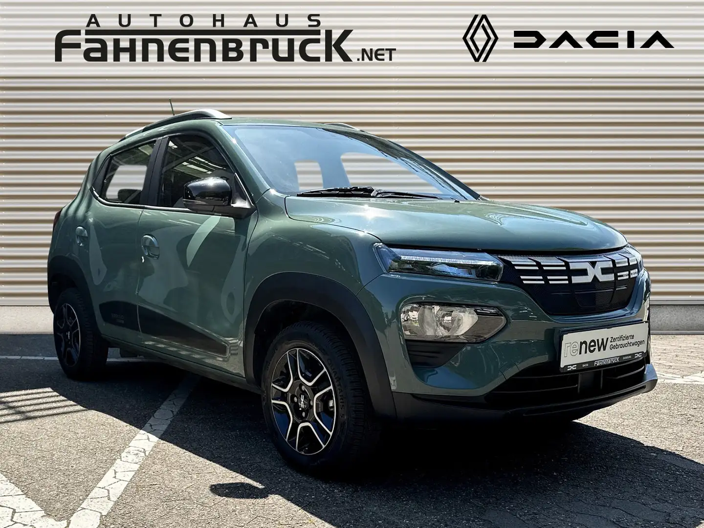 Dacia Spring Electric 45 Essential Scheckheft Navi PDC Grün - 2