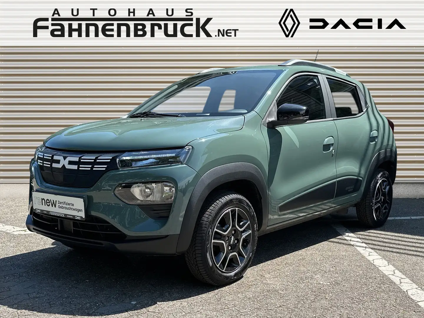 Dacia Spring Electric 45 Essential Scheckheft Navi PDC Grün - 1