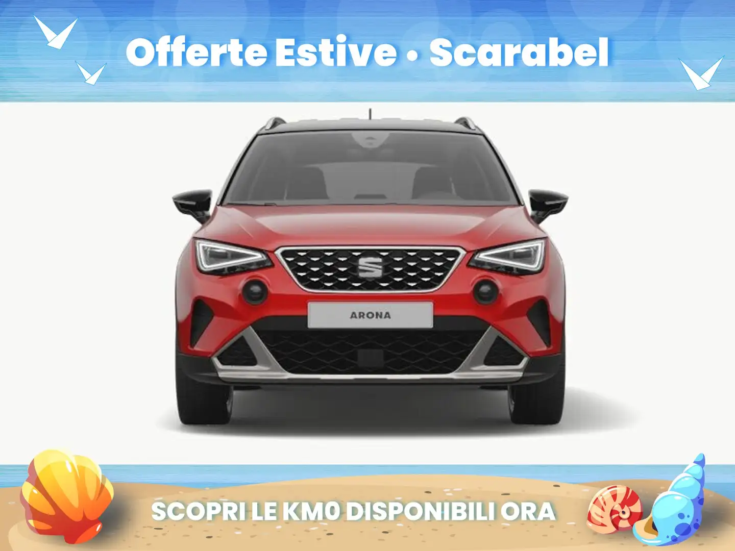 SEAT Arona 1.0 ecotsi xperience 95cv Rouge - 2