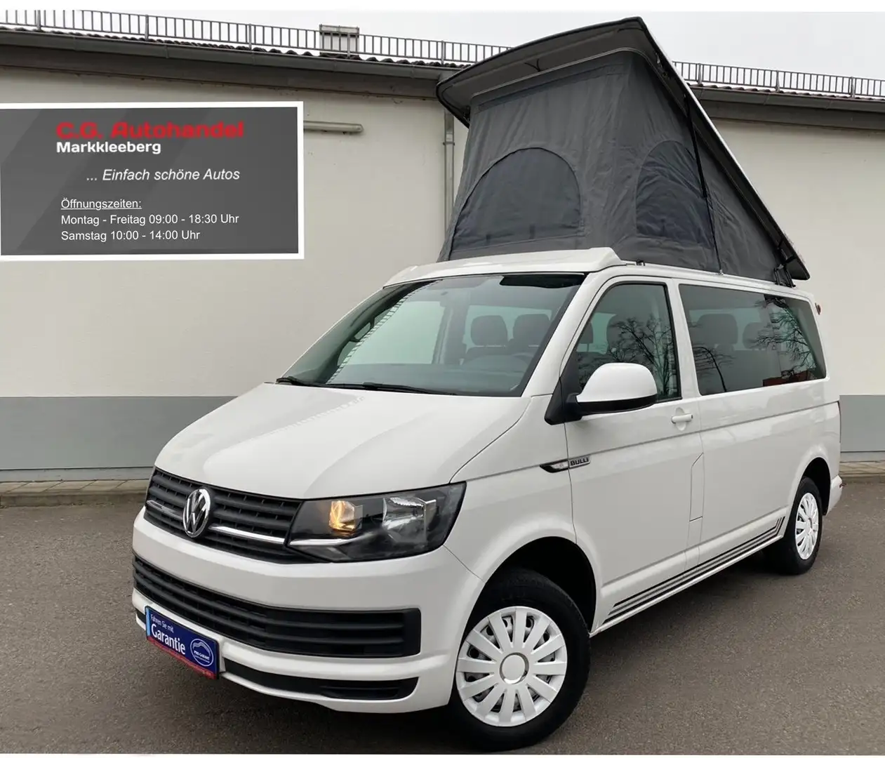 Volkswagen T6 California 2,0TDI *150PS *AUFSTELLDACH *WENIG KM *GARANTIE Weiß - 1
