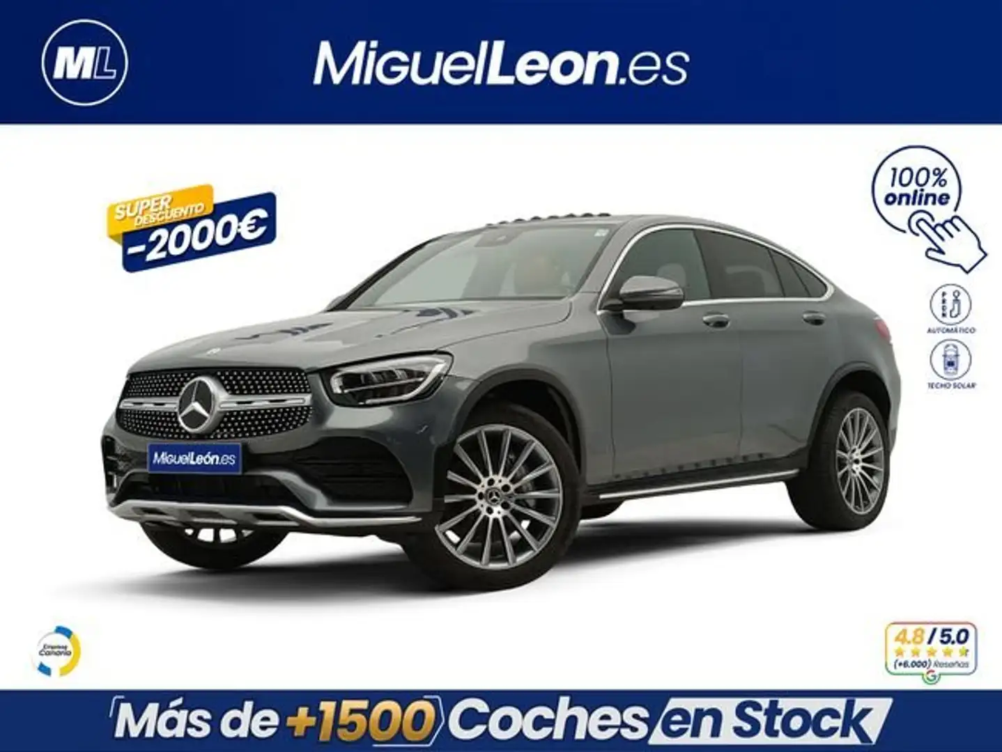 Mercedes-Benz GLC 300 de 4MATIC Gris - 1