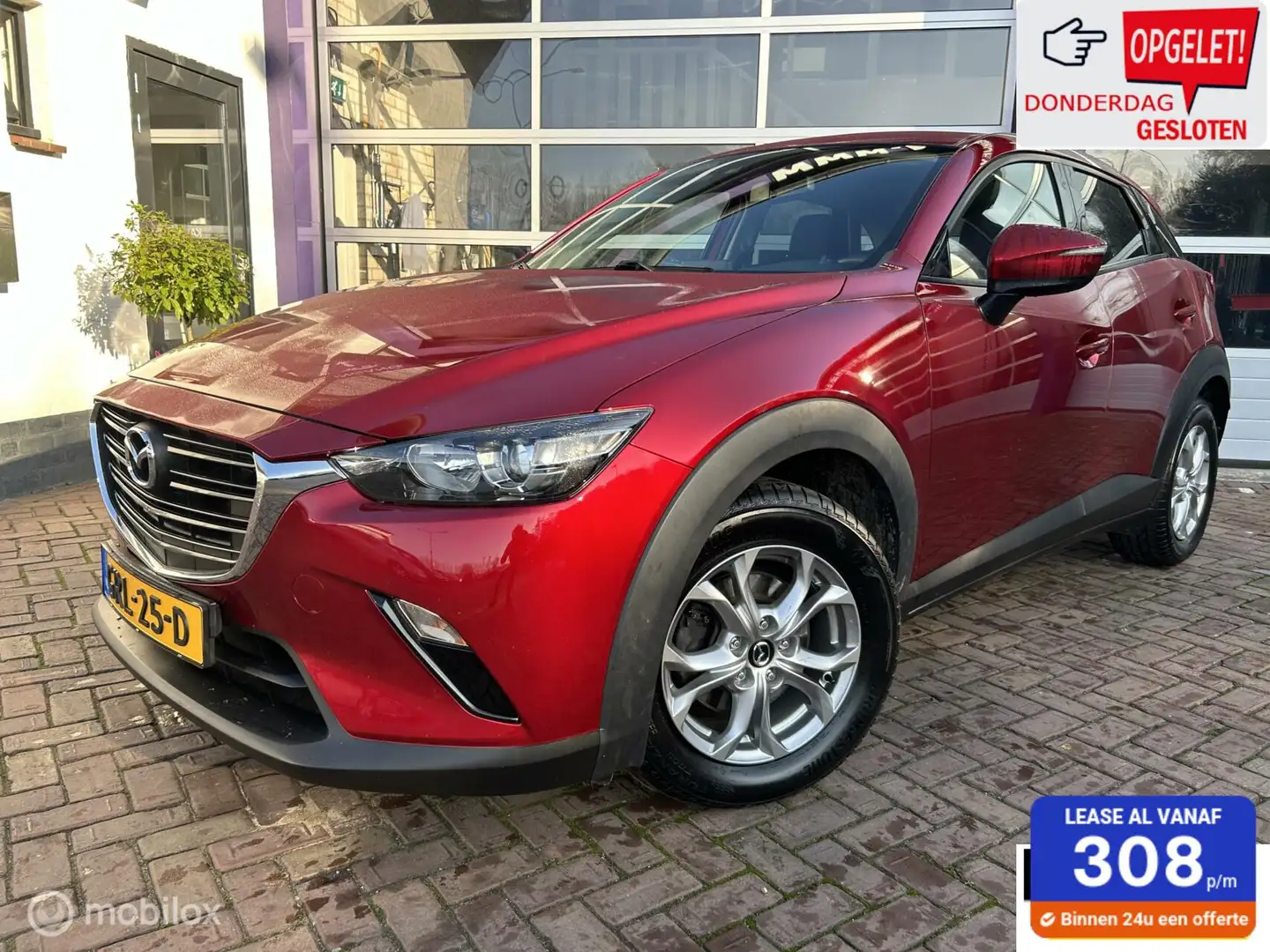 Mazda CX-3 2.0 SkyActiv-G 120 TS * NAVIGATIE * TREKHAAK Rood - 1