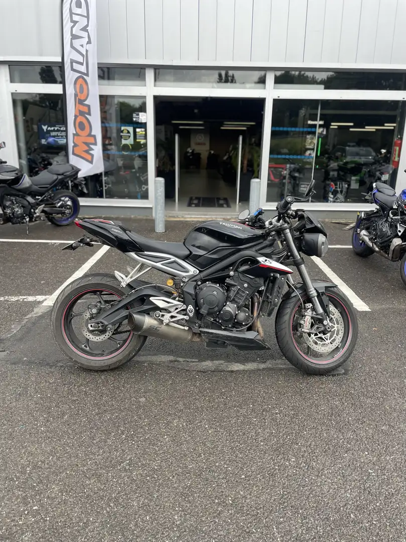 Triumph Street Triple 765 Negru - 1