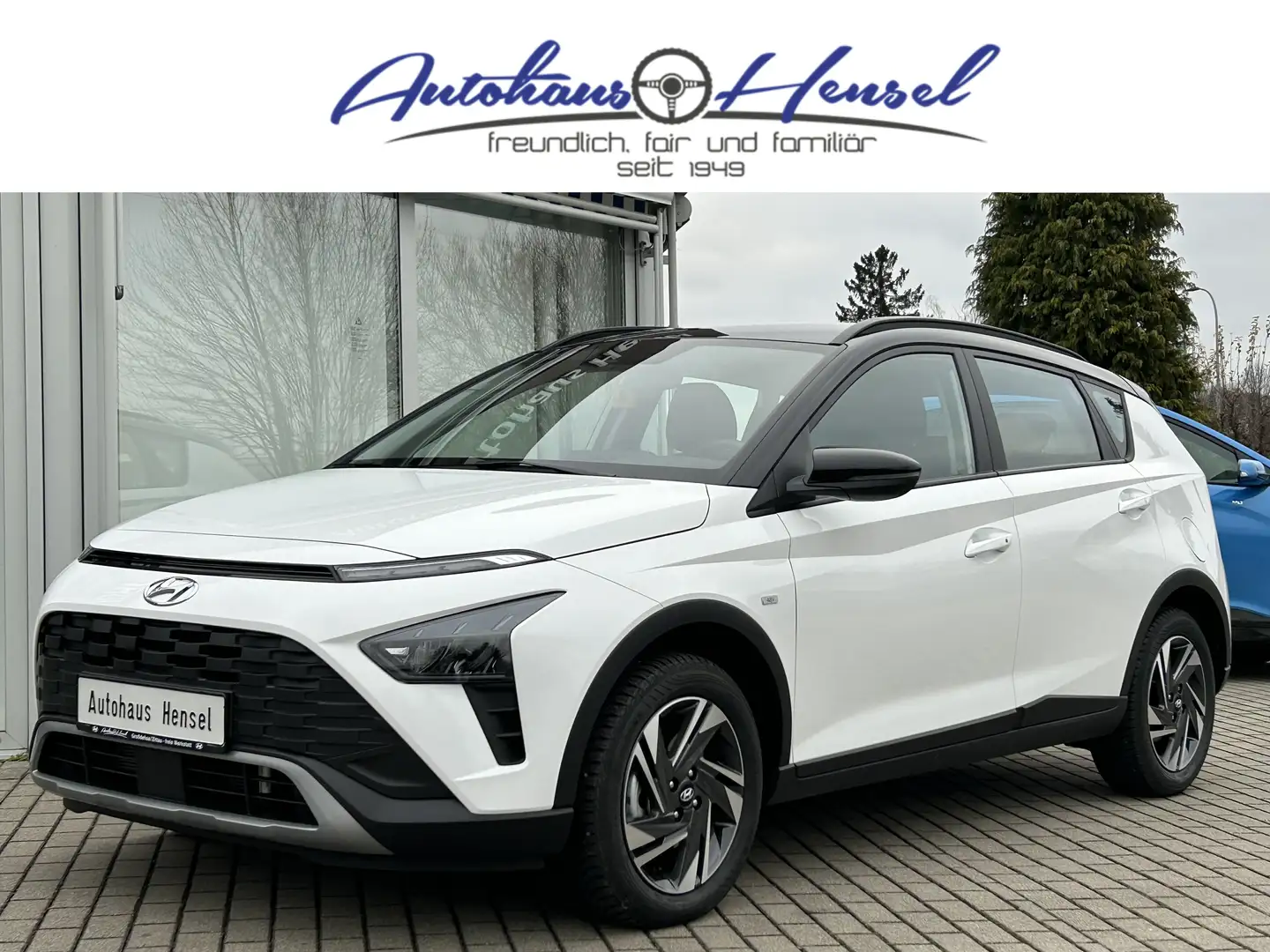 Hyundai BAYON 1.0 T-GDi DCT Trend Voll-LED Navi Komfort-Paket Weiß - 1
