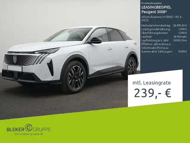 2026 Peugeot 3008 in White for sale