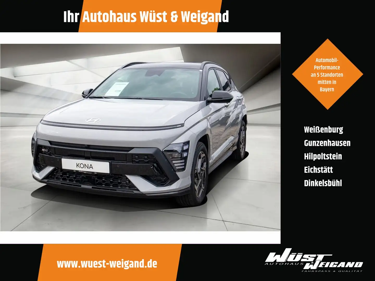 Hyundai KONA Kona 1.6 GDI N Line HEV Ultimate,BOSE,Dachlack. Grau - 1