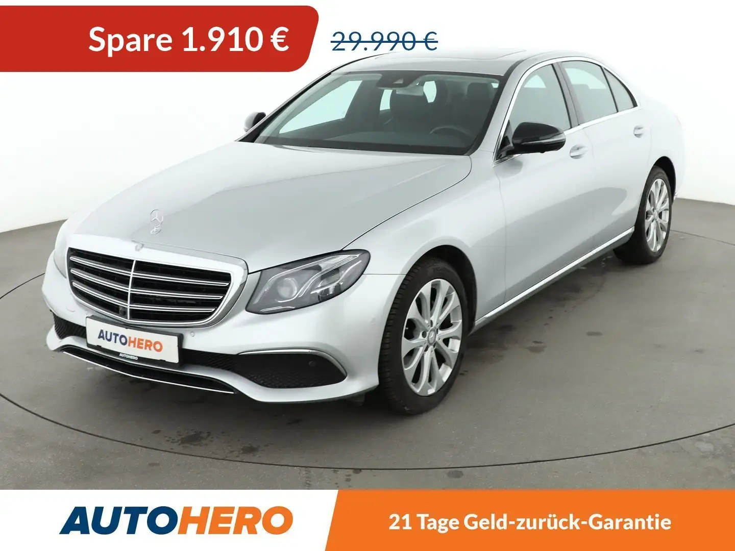 Mercedes-Benz E 220 E 220 d Exklusiver Aut.*NAVI*LED*TEMPO*360° Grau - 1