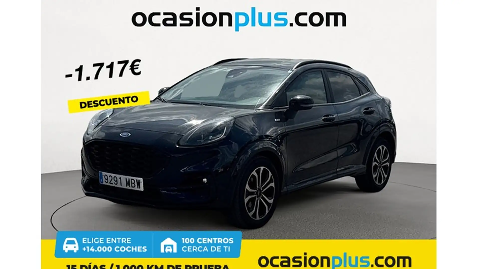 Ford Puma 1.0 EcoBoost MHEV ST-Line Aut. 125 Nero - 1