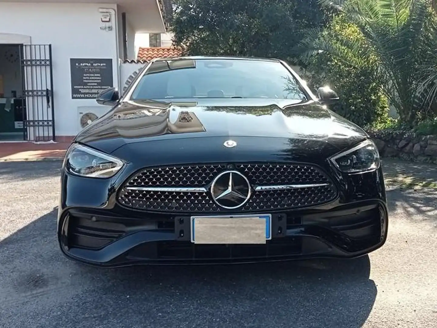 Mercedes-Benz C 220 d mhev Au 4x4 AMGLINE Premium + Pack Night km0 Чорний - 1