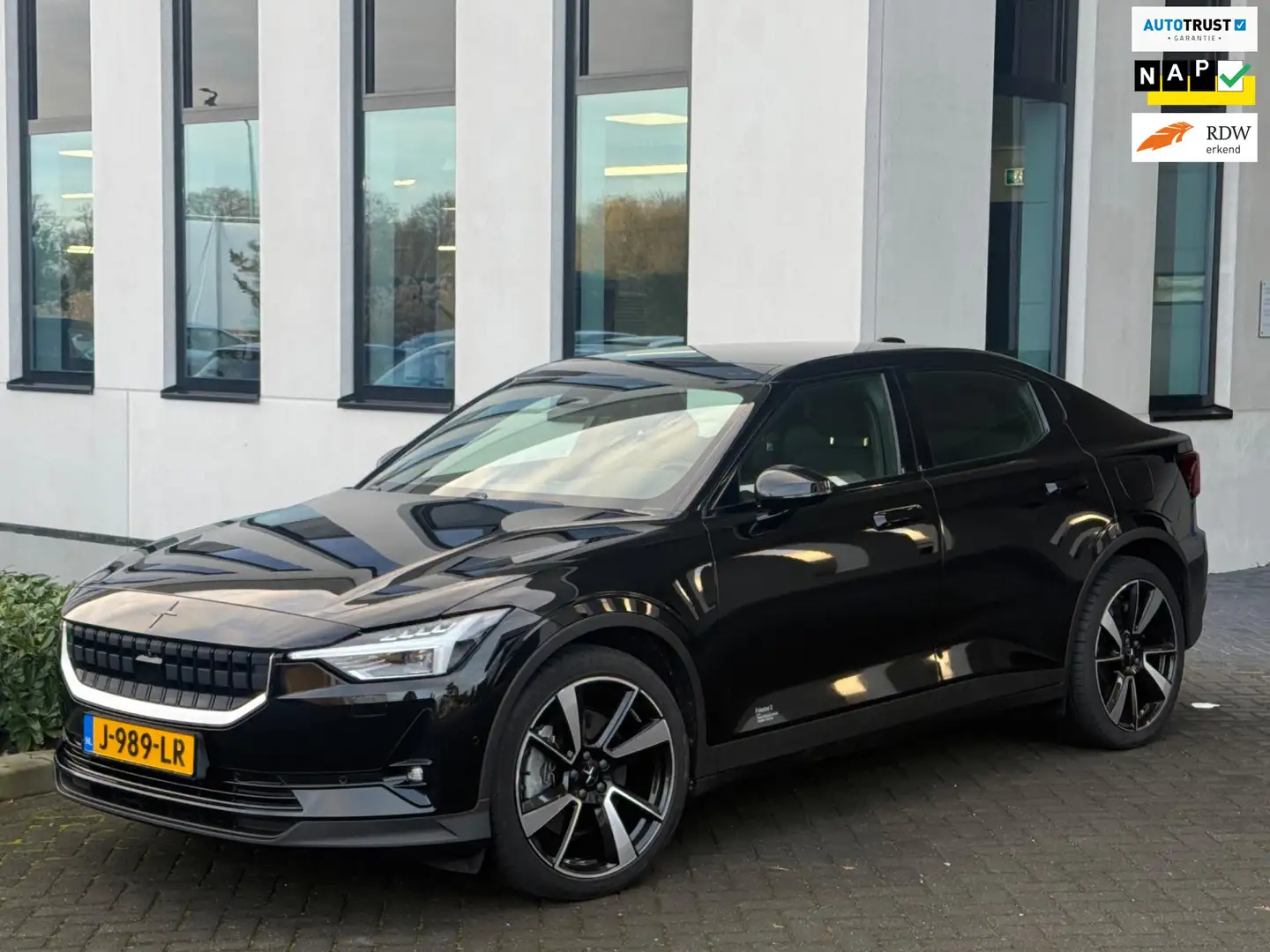 Polestar 2 Long Range Dual Motor 409 pk Launch Edition 78kWh, Schwarz - 1