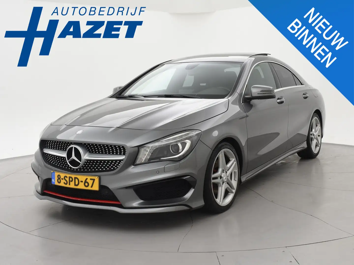 Mercedes-Benz CLA 200 AMG-LINE AUT7. + PANORAMA | CAMERA | SPORTSTOELEN Grijs - 1