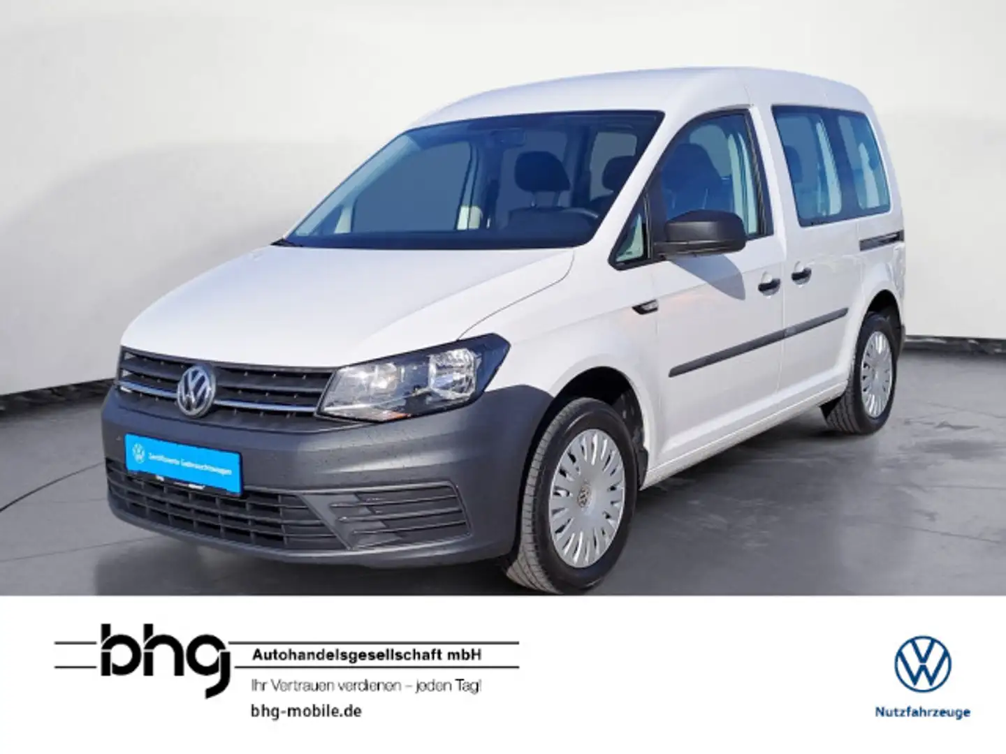 Volkswagen Caddy 2.0 TDI Navi AHK Klima GRA NAVI Weiß - 1