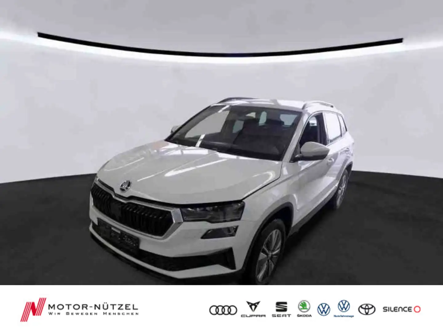 Skoda Karoq 2.0 TDI DSG 4M AMBITION LED+AHK+ACC+2xSHZ Weiß - 1