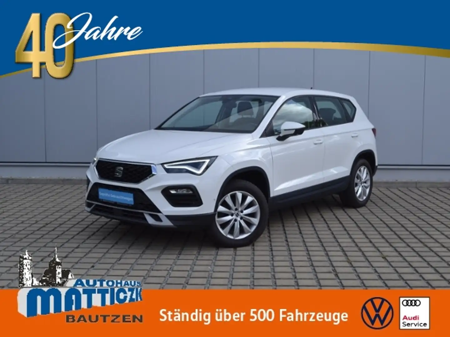 SEAT Ateca 2.0 TDI 4Drive DSG Style LED/NAVI+BEATS/17-ZOLL/A Weiß - 1