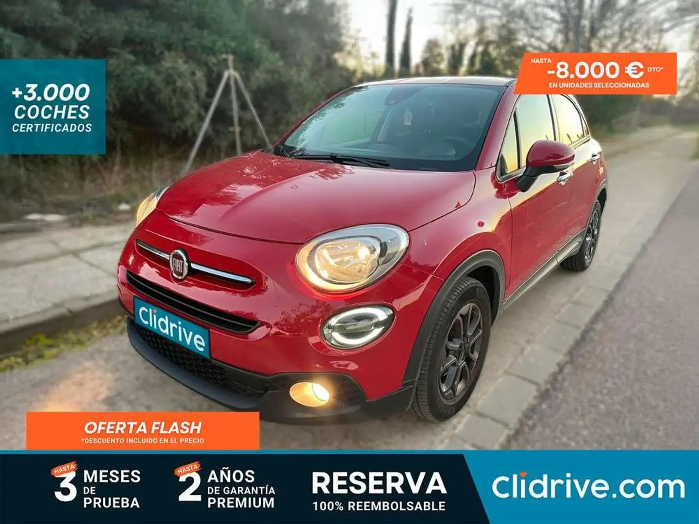 Fiat 500X 1.0 Firefly S&S Connect Mauve - 1
