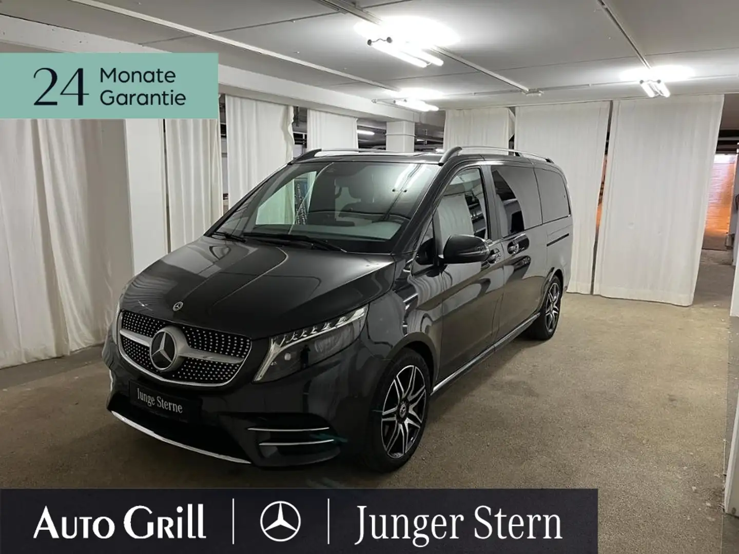 Mercedes-Benz V 220 d AMG 7Sitze AHK ILS Navi RfKam 19Zoll Gris - 2